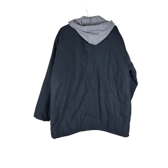 Wrangler NEW Workwear Hooded Shirt Jacket Relaxed Fit SZ XL - Picture 3 of 7